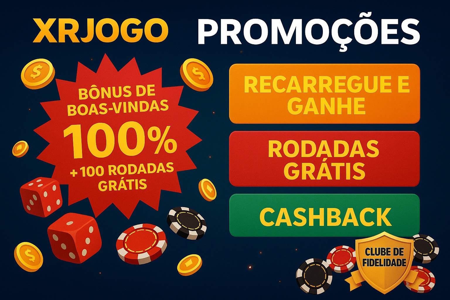O bônus promocional XRJOGO é uma ótima maneira de começar sua aventura